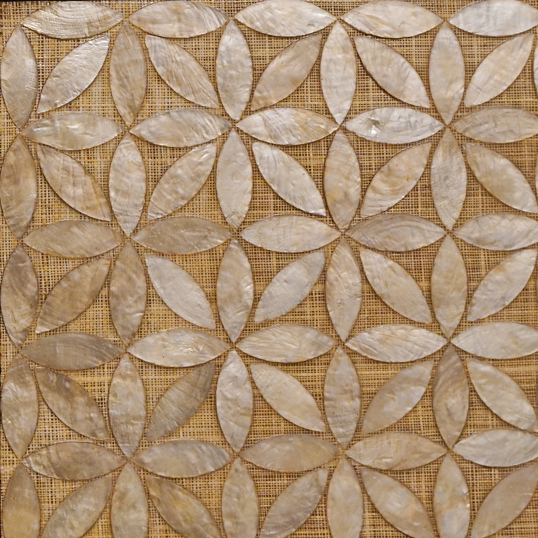 wall cladding made from capiz