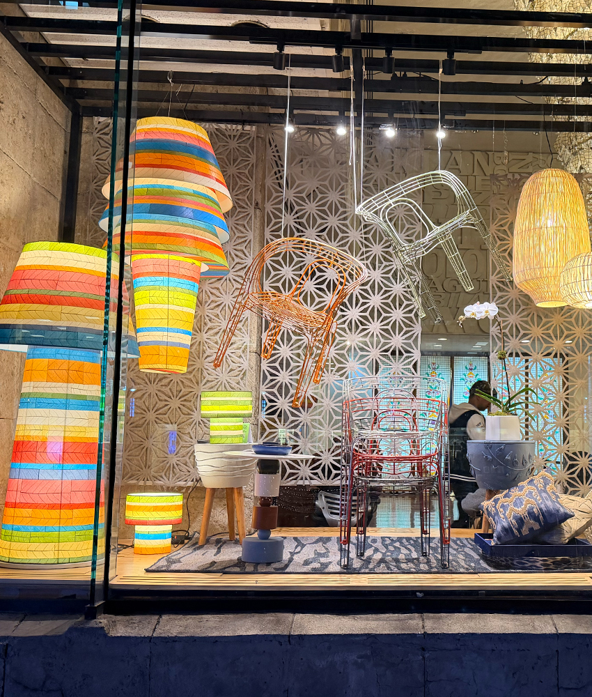 Philippine lighting and decors window display