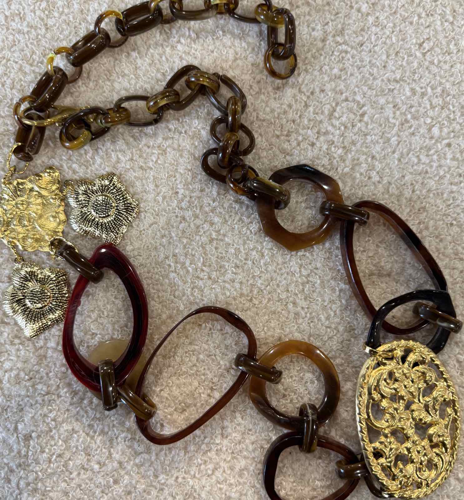 Accessory from Earl Gariando made from Carabao horn and brass